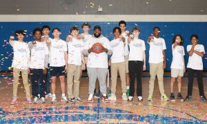 Mikael Virani, Aidan Luckett, Jayden Camacho, Adam Savoie, Smith Rogers, Dean Morris, Coach Astaire Carter, Standford Jones, Mykai Byrd, Mason Boynton, Truitt Wynn, Patrick Glover, Romello King