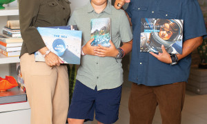 Melanie, Noah, and Chris Promecene Melanie, Noah, and Chris Promecene