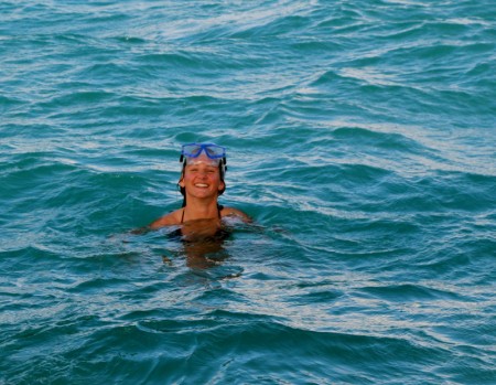 Maddie Tebbe loves to travel. One of her favorite vacations was a sailing trip she took along the Florida Keys. She got to snorkel with sting rays and swim with dolphins at Islamorada. Maddie Tebbe loves to travel. One of her favorite vacations was a sailing trip she took along the Florida Keys. She got to snorkel with sting rays and swim with dolphins at Islamorada.