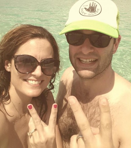 Buzz Associate Editor Annie McQueen celebrates with husband Tyler on their recent “babymoon.”