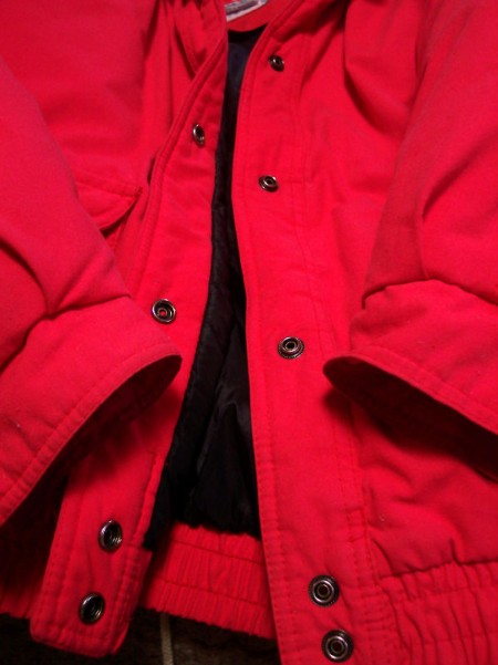 Red jacket