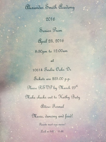 Prom Invitation