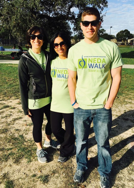 Catherine Wile, Priya James and Nate Nahmias