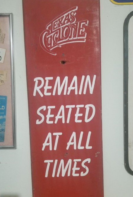 Remain Seated at All Times