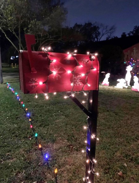 The Santa Express mailbox The Santa Express mailbox