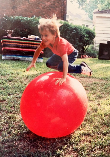 Travis as a child Travis as a child