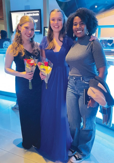 Sarah Vanlandingham, Sabine Lesniewicz, Charnele Pendarvis-Romero