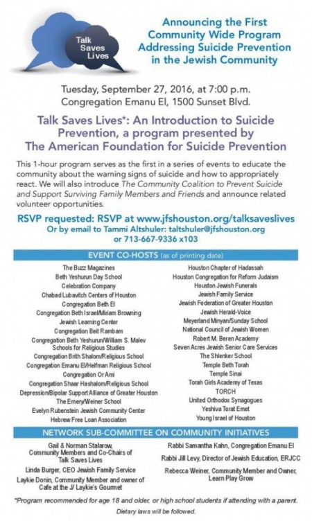 Talk Saves Lives