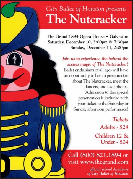 The Nutcracker presented by the City Ballet of Houston at The Grand 