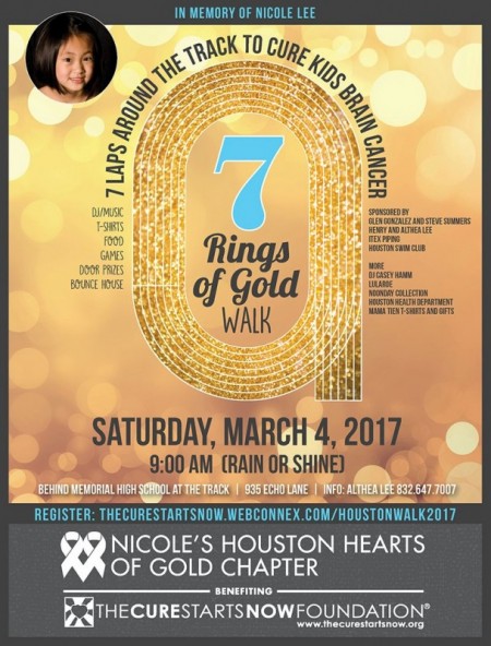 7 Rings of Gold Walk Benefiting The Cure Starts Now