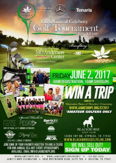 Jamie’s Hope Fifth Annual CelebrityGolf Tournament For A Cure