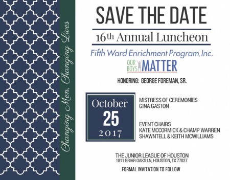 16th Annual Our Boys Matter: “Changing Men, Changing Lives” Luncheon
