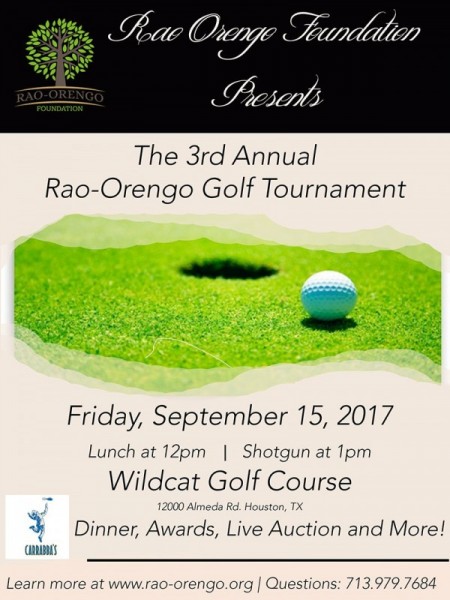 3rd Annual Rao-Orengo Golf Tournament