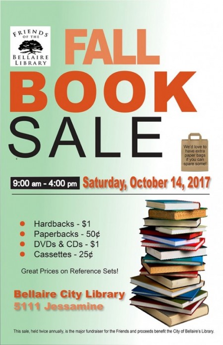 Friends of the Bellaire Library Bi-annual Book Sale