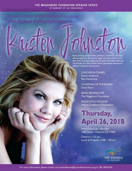35th Annual Spring Luncheon with Kristen Johnston