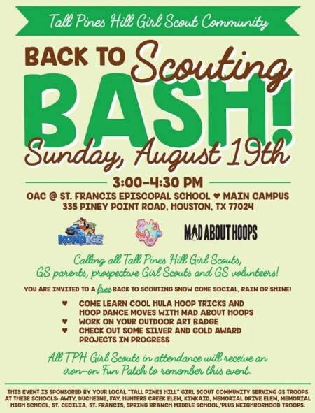 Back to Scouting Bash