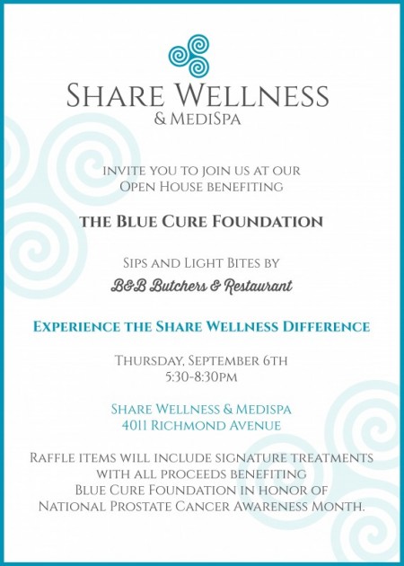 Share Wellness & MediSpa Open House benefiting Blue Cure Foundation
