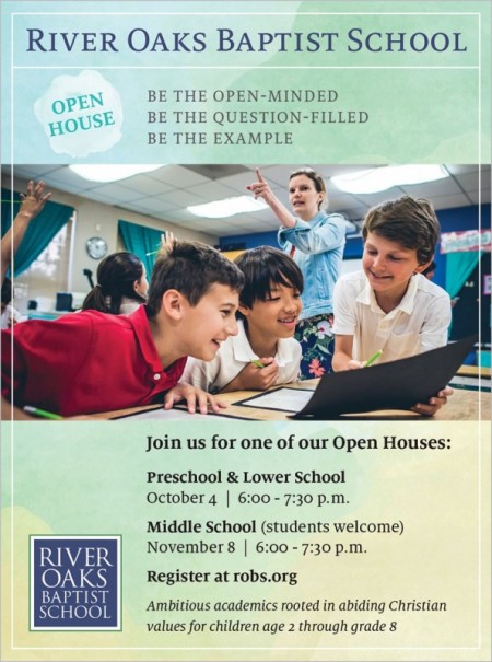 River Oaks Baptist School Open House