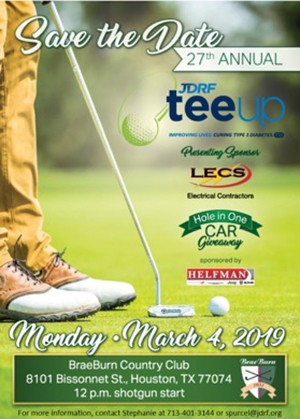 27th Annual JDRF Tee Up to Cure Diabetes