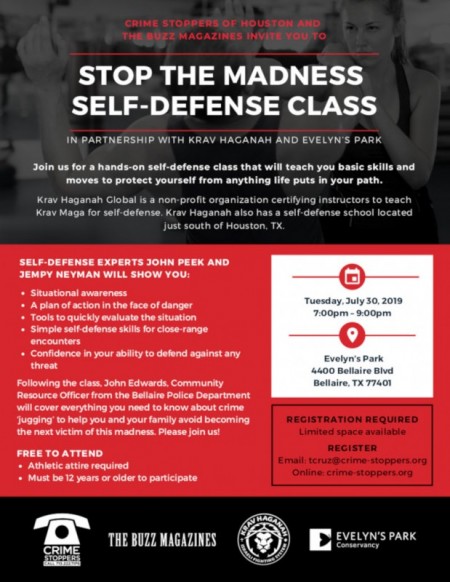 Stop the Madness Self-Defense Class