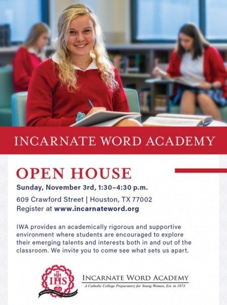 Incarnate Word Academy Open House