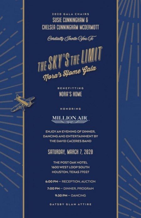 The Sky's The Limit Nora's Home Gala