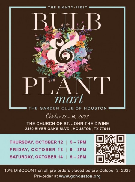 The Garden Club of Houston's 81st Bulb & Plant Market