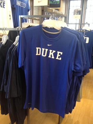 Exploring the Duke Team Store.