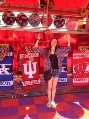 While at the Houston Rodeo this year, Alex Daily came across this Indiana University banner. She knew she wouldn’t be a good Hoosier if she didn’t stop to show her IU pride.