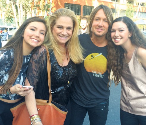 Avery Myers, Jill Klaff, Keith Urban and Katie Estelle Klaff