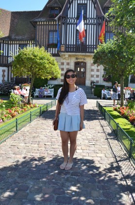 Ashley Truong in Honfleur, France.