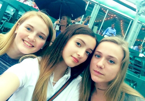 Elizabeth Berquist, Sofia Botti and Emily Gonsoulin. 