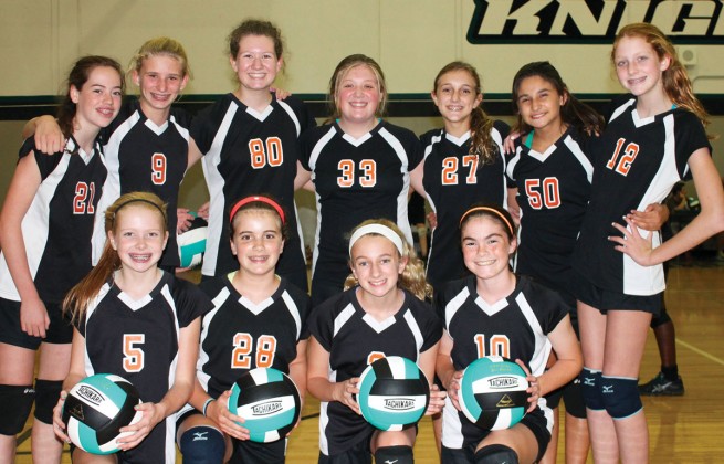 Memorial Middle School volleyball