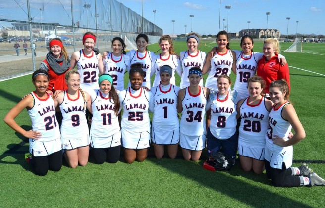 Lamar Women’s Varsity Lacrosse team. 
