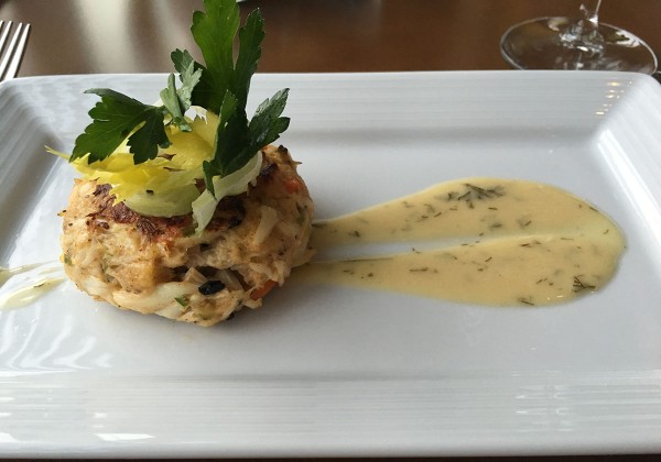 Crab cake from Current