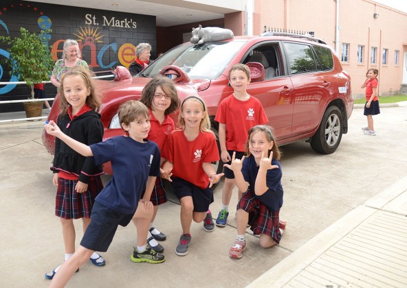 St. Mark's Episcopal School first graders