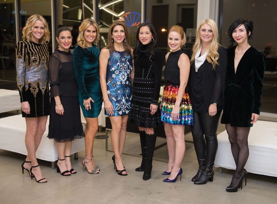 Fashion-forward co-chairs (pictured, from left) Lyndsey Zorich, Candace Thomas, Shannon Addison, Neekie Kashani, Stephanie Fleck, Traci Ling, Christine Falgout and Carrie Brandsberg-Dahl