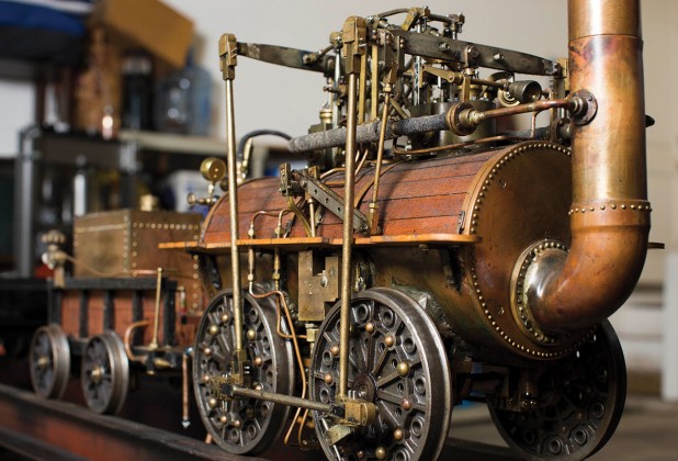 Model steam train