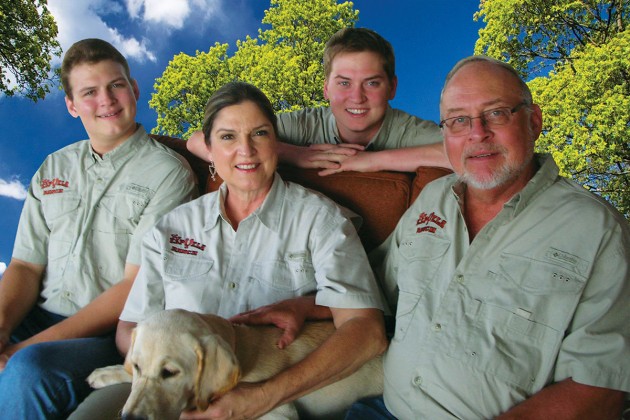 Connor, Kay, Jordan and Phil Kelley