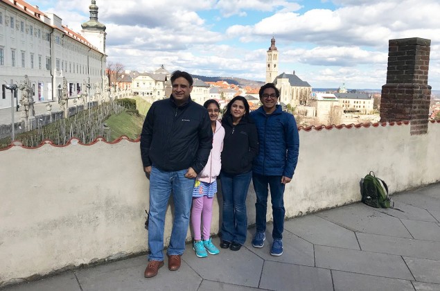 Bhosale family in Europe
