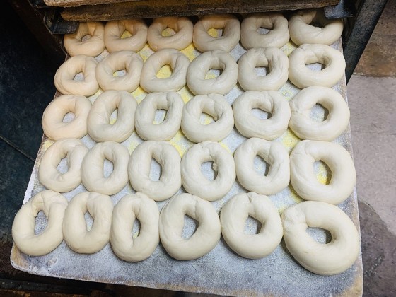 Batch of bagels