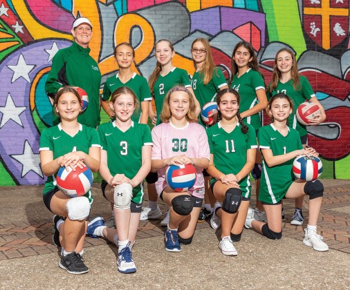 St. Anne Catholic School junior varsity volleyball team