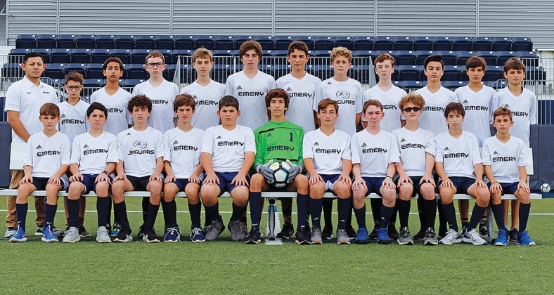 Emery/Weiner School’s middle school boys soccer team