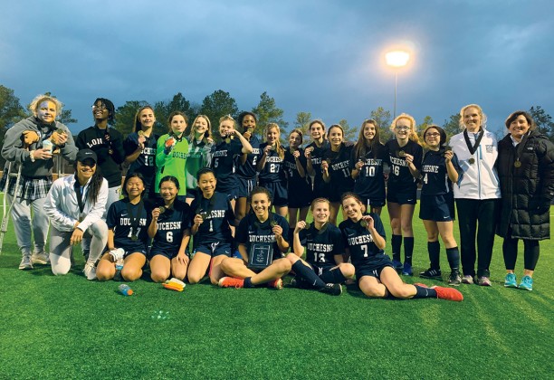 Duchesne Academy eighth-grade girls’ soccer team