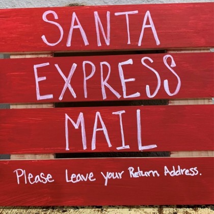 The Santa Express Mail mailbox