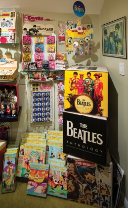Beatles pins and puzzles