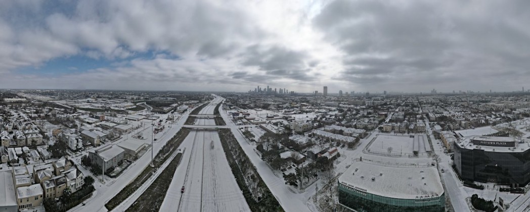 A rare site for Houston