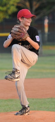 Little League pitcher