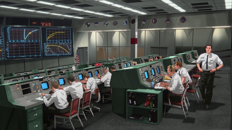 NASA control room in movie