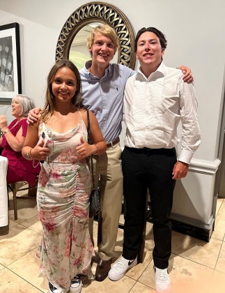 Ava Tummino, Chris Blundell, Bryce Oliphant, 